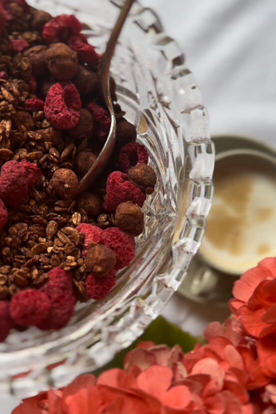 Buffet della colazione all’hotel Henriette, nel centro di Vienna.